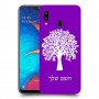 עץ כיסוי מגן קשיח בעיצוב אישי עם השם שלך ל Samsung Galaxy A20 יחידה אחת סקרין מובייל