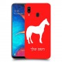 סוס כיסוי מגן קשיח בעיצוב אישי עם השם שלך ל Samsung Galaxy A20 יחידה אחת סקרין מובייל