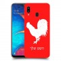 תרנגול כיסוי מגן קשיח בעיצוב אישי עם השם שלך ל Samsung Galaxy A20 יחידה אחת סקרין מובייל