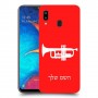 חצוצרה כיסוי מגן קשיח בעיצוב אישי עם השם שלך ל Samsung Galaxy A20 יחידה אחת סקרין מובייל