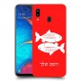 דגים כיסוי מגן קשיח בעיצוב אישי עם השם שלך ל Samsung Galaxy A20 יחידה אחת סקרין מובייל