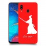 סמוראי כיסוי מגן קשיח בעיצוב אישי עם השם שלך ל Samsung Galaxy A20 יחידה אחת סקרין מובייל