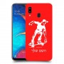 ילד סקייטבורד כיסוי מגן קשיח בעיצוב אישי עם השם שלך ל Samsung Galaxy A20 יחידה אחת סקרין מובייל