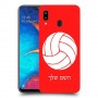 כדורעף - כדור כיסוי מגן קשיח בעיצוב אישי עם השם שלך ל Samsung Galaxy A20 יחידה אחת סקרין מובייל