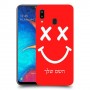 סמיילי כיסוי מגן קשיח בעיצוב אישי עם השם שלך ל Samsung Galaxy A20 יחידה אחת סקרין מובייל