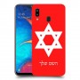 מגן דוד - ישראל כיסוי מגן קשיח בעיצוב אישי עם השם שלך ל Samsung Galaxy A20 יחידה אחת סקרין מובייל