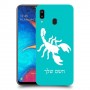 עקרב כיסוי מגן קשיח בעיצוב אישי עם השם שלך ל Samsung Galaxy A20 יחידה אחת סקרין מובייל