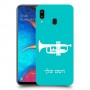 חצוצרה כיסוי מגן קשיח בעיצוב אישי עם השם שלך ל Samsung Galaxy A20 יחידה אחת סקרין מובייל