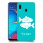 דגים כיסוי מגן קשיח בעיצוב אישי עם השם שלך ל Samsung Galaxy A20 יחידה אחת סקרין מובייל