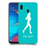 ג'וגלין - אישה כיסוי מגן קשיח בעיצוב אישי עם השם שלך ל Samsung Galaxy A20 יחידה אחת סקרין מובייל
