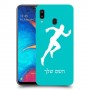 רץ כיסוי מגן קשיח בעיצוב אישי עם השם שלך ל Samsung Galaxy A20 יחידה אחת סקרין מובייל