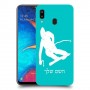 סקִי כיסוי מגן קשיח בעיצוב אישי עם השם שלך ל Samsung Galaxy A20 יחידה אחת סקרין מובייל