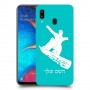 סנובורד כיסוי מגן קשיח בעיצוב אישי עם השם שלך ל Samsung Galaxy A20 יחידה אחת סקרין מובייל
