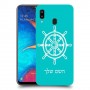 הגה - קפטן - ים כיסוי מגן קשיח בעיצוב אישי עם השם שלך ל Samsung Galaxy A20 יחידה אחת סקרין מובייל