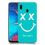 סמיילי כיסוי מגן קשיח בעיצוב אישי עם השם שלך ל Samsung Galaxy A20 יחידה אחת סקרין מובייל