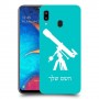 טלסקופ כיסוי מגן קשיח בעיצוב אישי עם השם שלך ל Samsung Galaxy A20 יחידה אחת סקרין מובייל