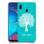עץ כיסוי מגן קשיח בעיצוב אישי עם השם שלך ל Samsung Galaxy A20 יחידה אחת סקרין מובייל