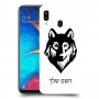זאב כיסוי מגן קשיח בעיצוב אישי עם השם שלך ל Samsung Galaxy A20 יחידה אחת סקרין מובייל