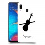כינור כיסוי מגן קשיח בעיצוב אישי עם השם שלך ל Samsung Galaxy A20 יחידה אחת סקרין מובייל