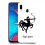 קשת כיסוי מגן קשיח בעיצוב אישי עם השם שלך ל Samsung Galaxy A20 יחידה אחת סקרין מובייל