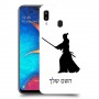 סמוראי כיסוי מגן קשיח בעיצוב אישי עם השם שלך ל Samsung Galaxy A20 יחידה אחת סקרין מובייל