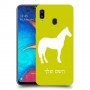 סוס כיסוי מגן קשיח בעיצוב אישי עם השם שלך ל Samsung Galaxy A20 יחידה אחת סקרין מובייל