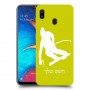 סקִי כיסוי מגן קשיח בעיצוב אישי עם השם שלך ל Samsung Galaxy A20 יחידה אחת סקרין מובייל