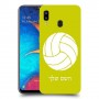 כדורעף - כדור כיסוי מגן קשיח בעיצוב אישי עם השם שלך ל Samsung Galaxy A20 יחידה אחת סקרין מובייל