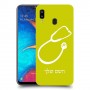 רופא סטטוסקופ כיסוי מגן קשיח בעיצוב אישי עם השם שלך ל Samsung Galaxy A20 יחידה אחת סקרין מובייל