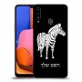 זברה כיסוי מגן קשיח בעיצוב אישי עם השם שלך ל Samsung Galaxy A20s יחידה אחת סקרין מובייל