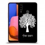 עץ כיסוי מגן קשיח בעיצוב אישי עם השם שלך ל Samsung Galaxy A20s יחידה אחת סקרין מובייל