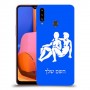 תאומים כיסוי מגן קשיח בעיצוב אישי עם השם שלך ל Samsung Galaxy A20s יחידה אחת סקרין מובייל