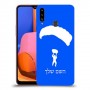 צניחה חופשית כיסוי מגן קשיח בעיצוב אישי עם השם שלך ל Samsung Galaxy A20s יחידה אחת סקרין מובייל