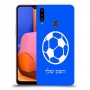 כדורגל - כדור כיסוי מגן קשיח בעיצוב אישי עם השם שלך ל Samsung Galaxy A20s יחידה אחת סקרין מובייל