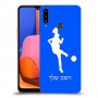 כדורגל - אישה כיסוי מגן קשיח בעיצוב אישי עם השם שלך ל Samsung Galaxy A20s יחידה אחת סקרין מובייל