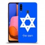 מגן דוד - ישראל כיסוי מגן קשיח בעיצוב אישי עם השם שלך ל Samsung Galaxy A20s יחידה אחת סקרין מובייל