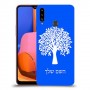 עץ כיסוי מגן קשיח בעיצוב אישי עם השם שלך ל Samsung Galaxy A20s יחידה אחת סקרין מובייל