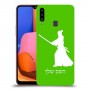 סמוראי כיסוי מגן קשיח בעיצוב אישי עם השם שלך ל Samsung Galaxy A20s יחידה אחת סקרין מובייל