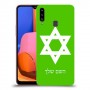מגן דוד - ישראל כיסוי מגן קשיח בעיצוב אישי עם השם שלך ל Samsung Galaxy A20s יחידה אחת סקרין מובייל