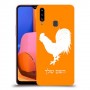 תרנגול כיסוי מגן קשיח בעיצוב אישי עם השם שלך ל Samsung Galaxy A20s יחידה אחת סקרין מובייל