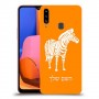 זברה כיסוי מגן קשיח בעיצוב אישי עם השם שלך ל Samsung Galaxy A20s יחידה אחת סקרין מובייל