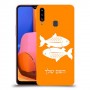 דגים כיסוי מגן קשיח בעיצוב אישי עם השם שלך ל Samsung Galaxy A20s יחידה אחת סקרין מובייל