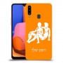 תאומים כיסוי מגן קשיח בעיצוב אישי עם השם שלך ל Samsung Galaxy A20s יחידה אחת סקרין מובייל