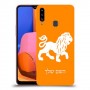 אריה כיסוי מגן קשיח בעיצוב אישי עם השם שלך ל Samsung Galaxy A20s יחידה אחת סקרין מובייל