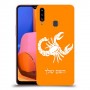 עקרב כיסוי מגן קשיח בעיצוב אישי עם השם שלך ל Samsung Galaxy A20s יחידה אחת סקרין מובייל