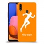 רץ כיסוי מגן קשיח בעיצוב אישי עם השם שלך ל Samsung Galaxy A20s יחידה אחת סקרין מובייל