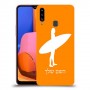 גלישה כיסוי מגן קשיח בעיצוב אישי עם השם שלך ל Samsung Galaxy A20s יחידה אחת סקרין מובייל