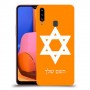 מגן דוד - ישראל כיסוי מגן קשיח בעיצוב אישי עם השם שלך ל Samsung Galaxy A20s יחידה אחת סקרין מובייל