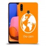 עולם כיסוי מגן קשיח בעיצוב אישי עם השם שלך ל Samsung Galaxy A20s יחידה אחת סקרין מובייל