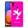 צפרדע טרופית כיסוי מגן קשיח בעיצוב אישי עם השם שלך ל Samsung Galaxy A20s יחידה אחת סקרין מובייל